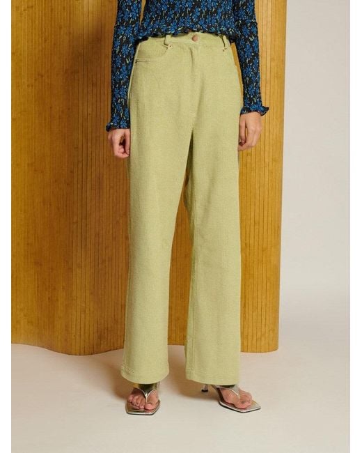 Sister Jane Yellow Ghospell Vega Cord Trousers