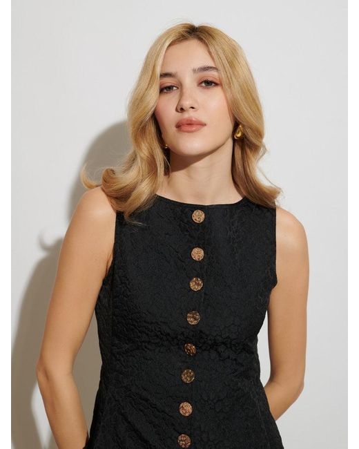 Sister Jane Black Ghospell Edna Mini Dress