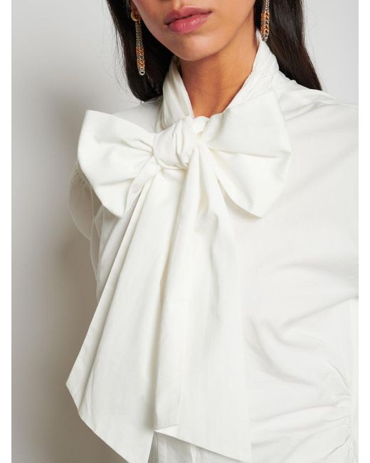 Sister Jane White Ghospell Vittoria Bow Blouse