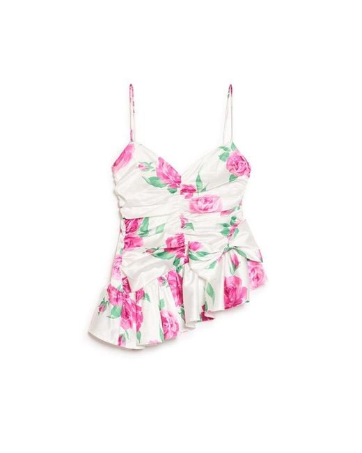 Sister Jane Blue Dream Pernilla Floral Ruffle Top