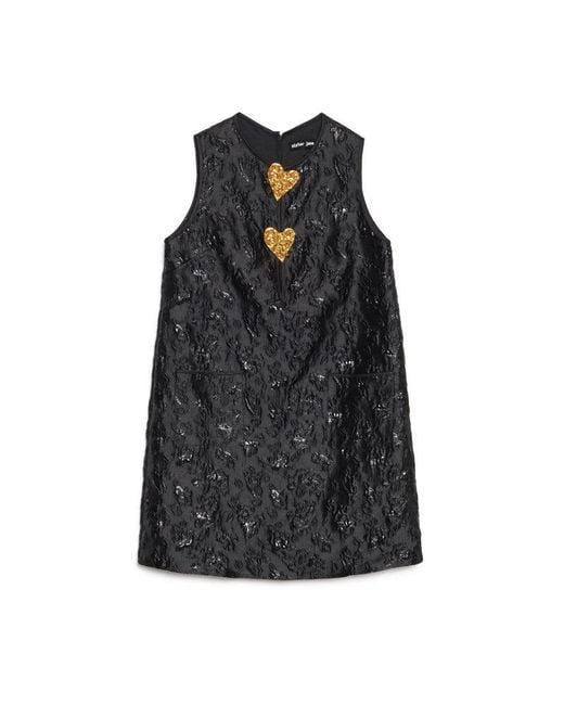 Sister Jane Natural Marguerite Jacquard Mini Dress