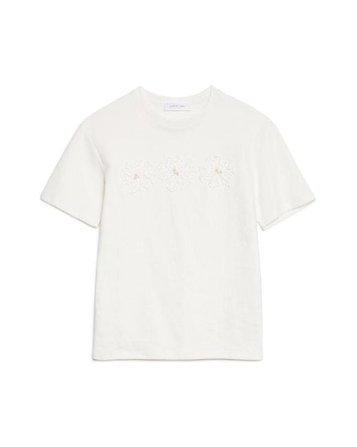 Sister Jane Blue Nell Applique T-shirt