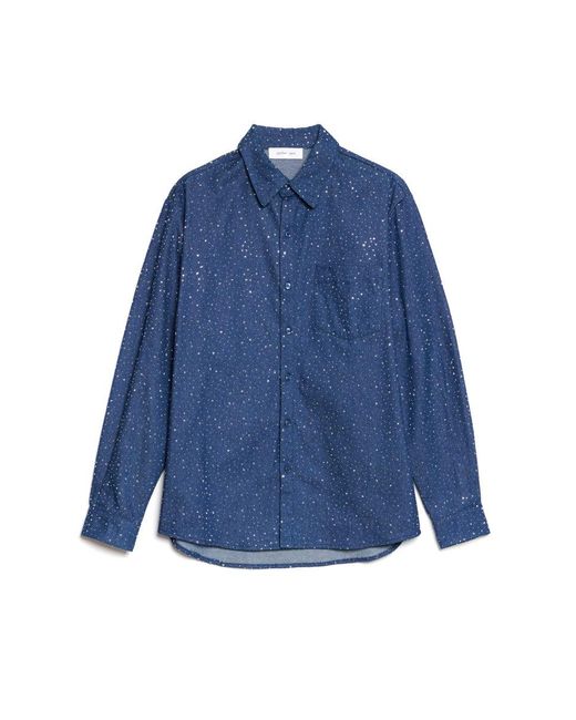 Sister Jane Blue Daze Embellished Denim Shirt
