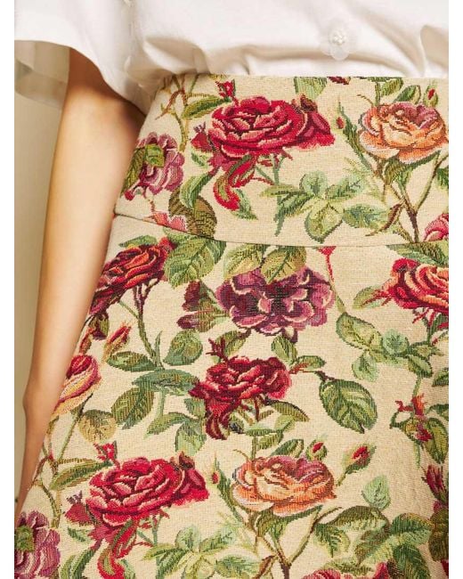Sister Jane Multicolor Petunia Tapestry Mini Skirt