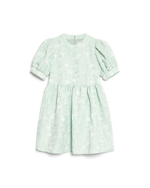Sister Jane Green Dream Plume Jacquard Mini Dress