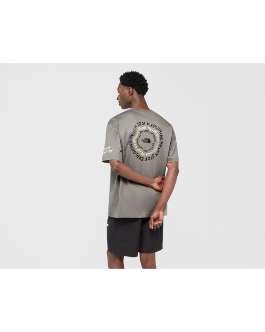 The North Face Gray Nse Graphic T-shirt for men