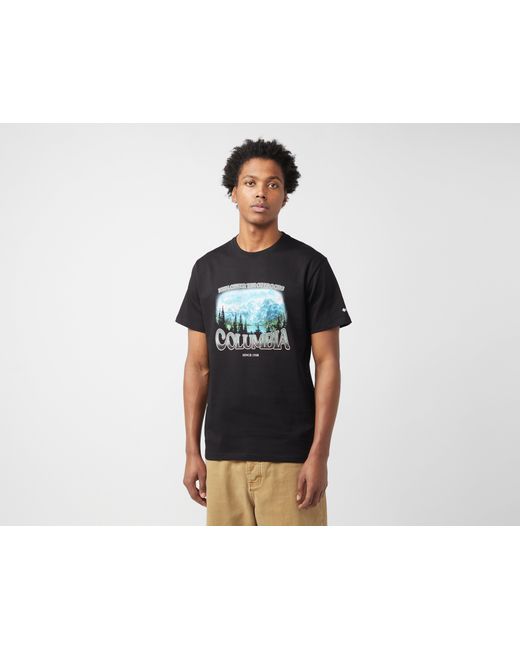 Columbia Black Upstream T-shirt - Size? Exclusive for men