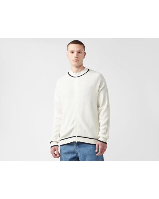 Adidas Originals White Premium Cardigan for men