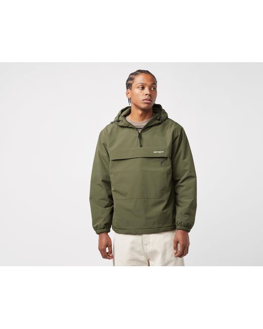 Carhartt Green Windbreaker Pullover Jacket for men