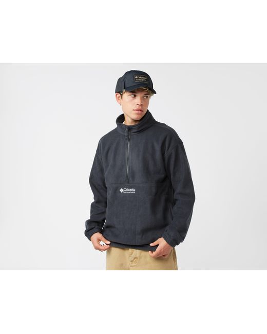 Columbia Black Bent Bough 1/2 Zip Fleece for men