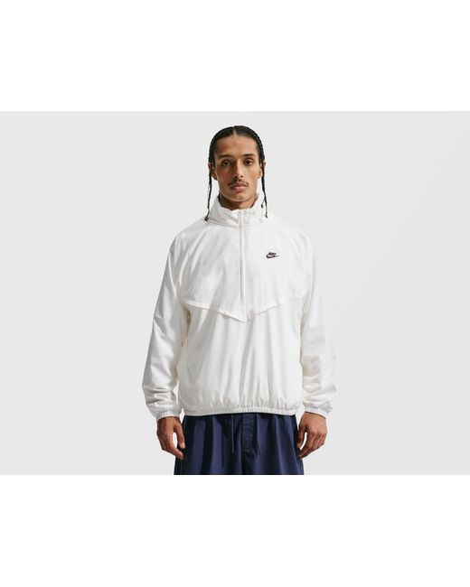 Nike White Windrunner 1/2 Zip Jacket for men