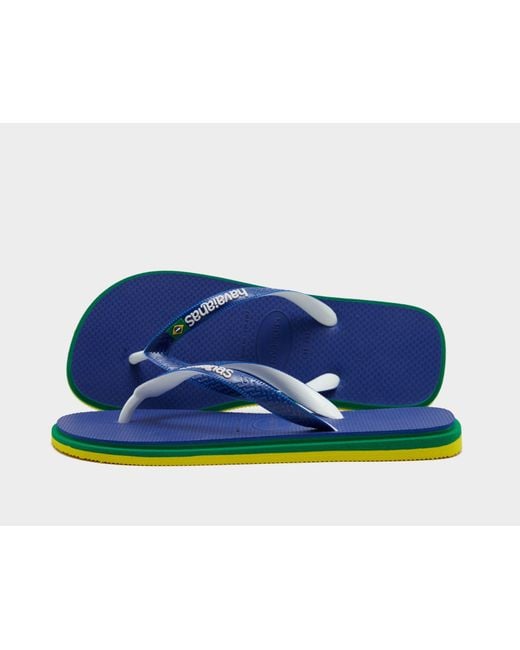 Havaianas Blue Brasil Twist Flip Flops for men