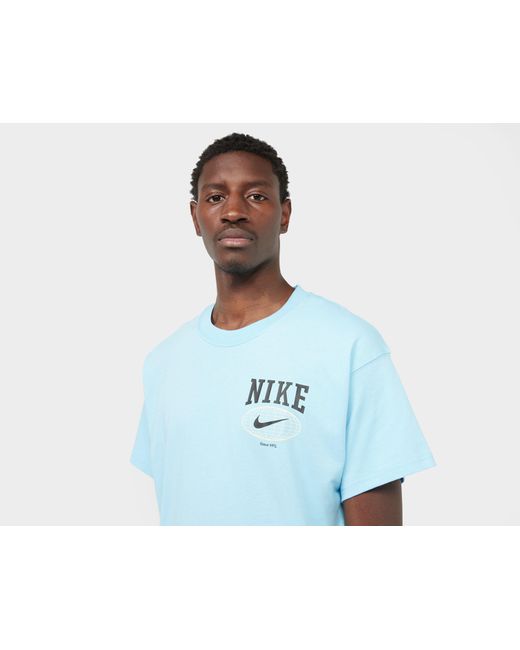 Nike Globe T-Shirt in Blue für Herren