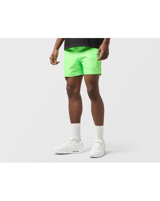 Nike Green Swim Essential 5" Volley Shorts for men