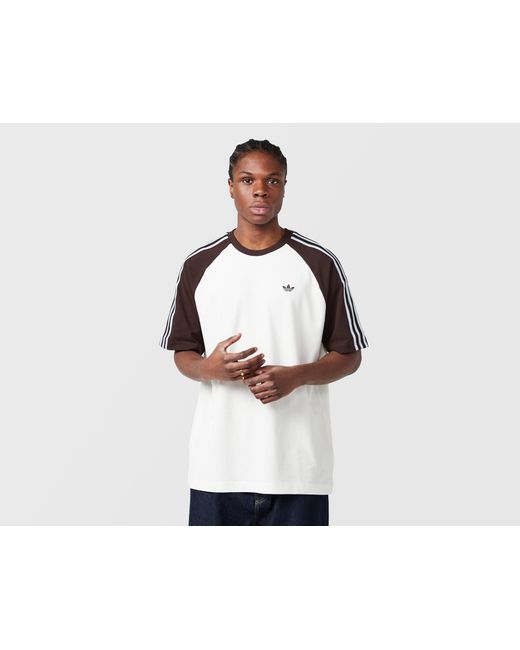Adidas Originals Black Britcore Ringer T-Shirt for men