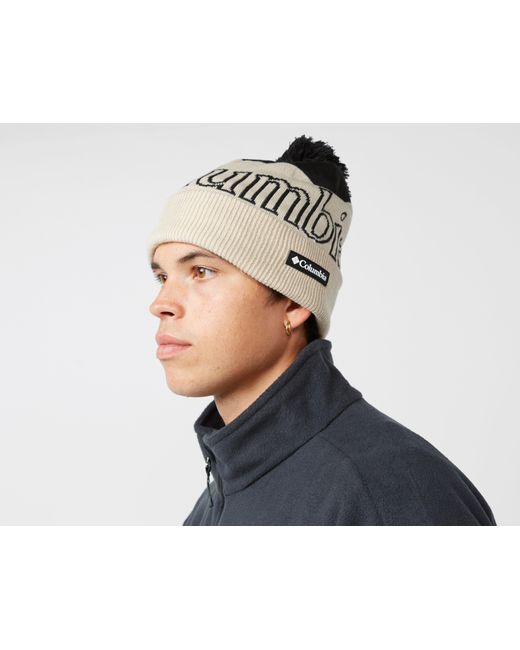 Columbia Black Polar Bobble Hat