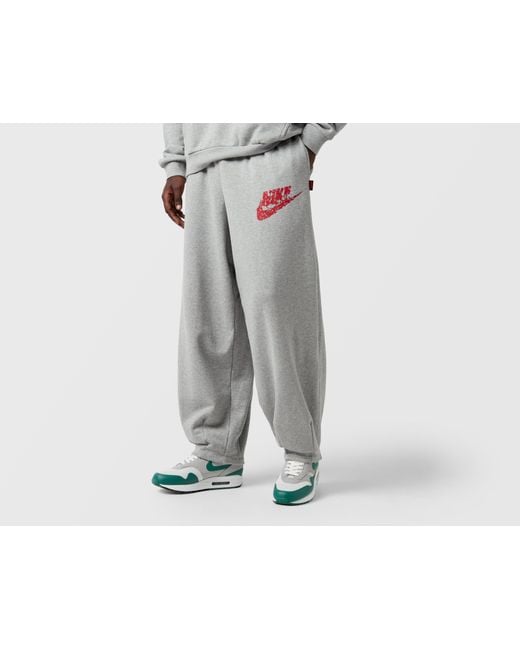 Nike Black X Stranger Things Oversized Joggers for men