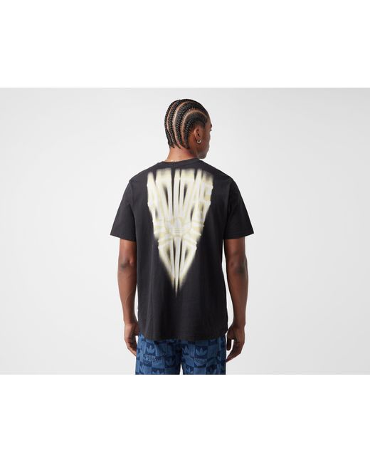 Adidas Originals Black Skeleton Back T-Shirt for men
