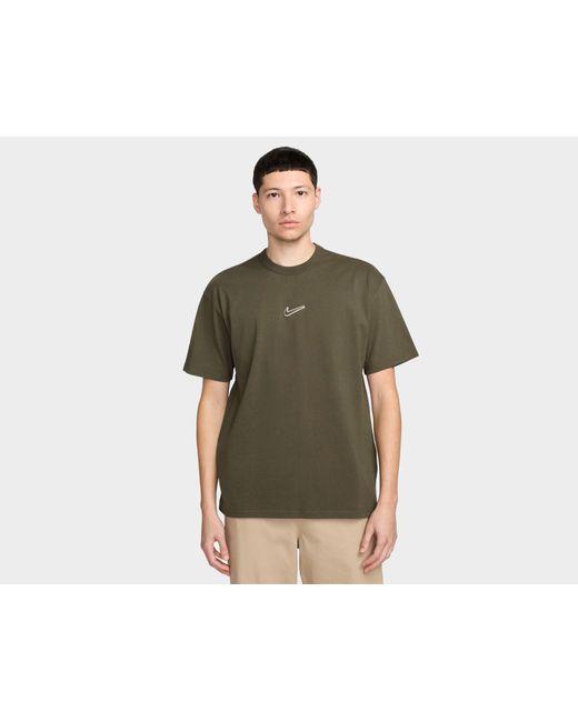 Nike Green Solo Swoosh Premium Essentials T-shirt for men