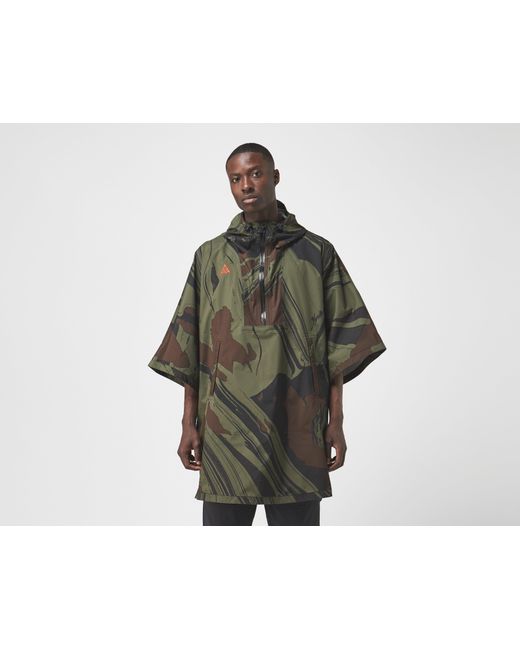 Nike ACG Mt. Fuji All-Over Print Poncho in Grün für Herren | Lyst DE 