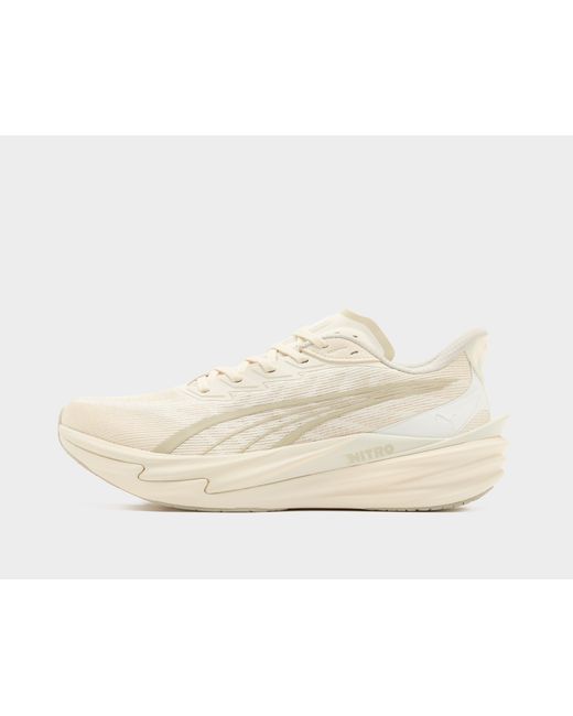 PUMA White Deviate Nitro 4 for men