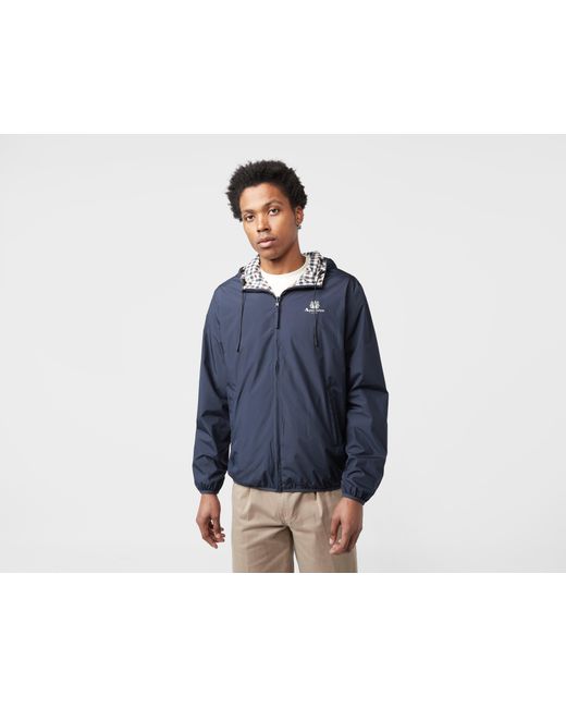 Aquascutum Blue Sailor Check Reversible Jacket for men