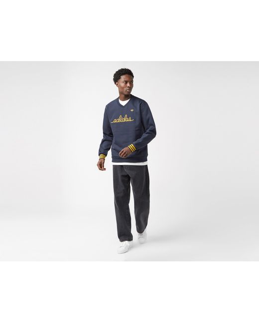 Adidas Originals Nice Embroidered Sweatshirt in Blue für Herren