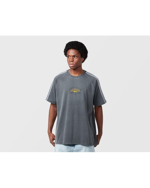 Adidas Originals Black Athletics Ringer T-Shirt for men