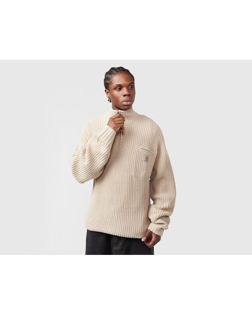 Carhartt Natural Detroit 1/2 Zip Sweater for men