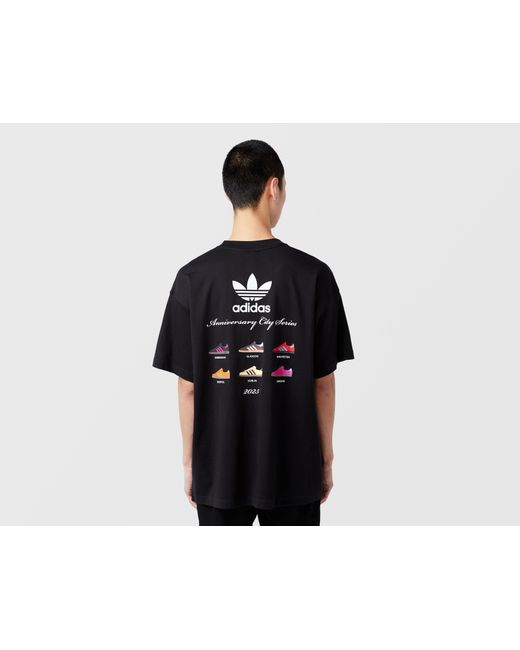 Adidas Originals Black Anniversary City Series T-Shirt for men
