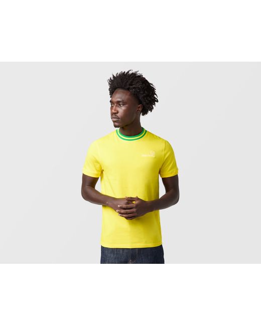 Sergio Tacchini Yellow Rainer T-Shirt for men