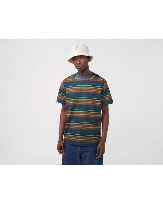 Carhartt Black Coby Striped T-shirt for men