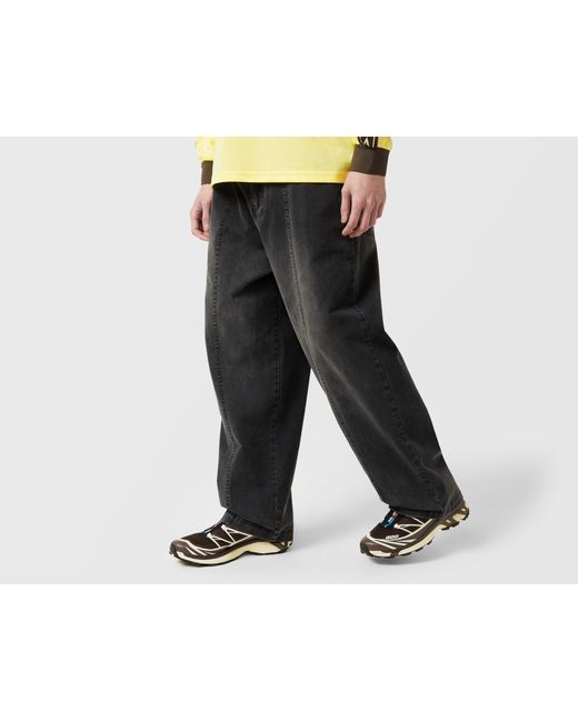 Umbro Black Sports Culture Washed Drill Pant for men
