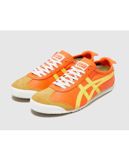 Onitsuka Tiger MEXICO 66 Wit / Rood / Geel - Gratis levering | Spartoo.nl !  - Schoenen Lage sneakers € 70,00