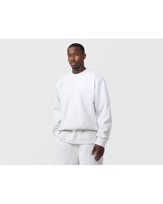 Nike White Energy Fleece Sweatshirt for men