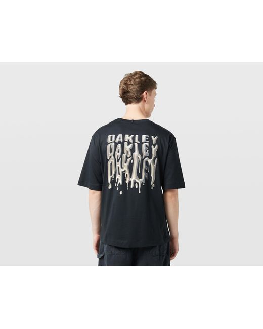 Oakley Black Stacked Metal T-Shirt for men