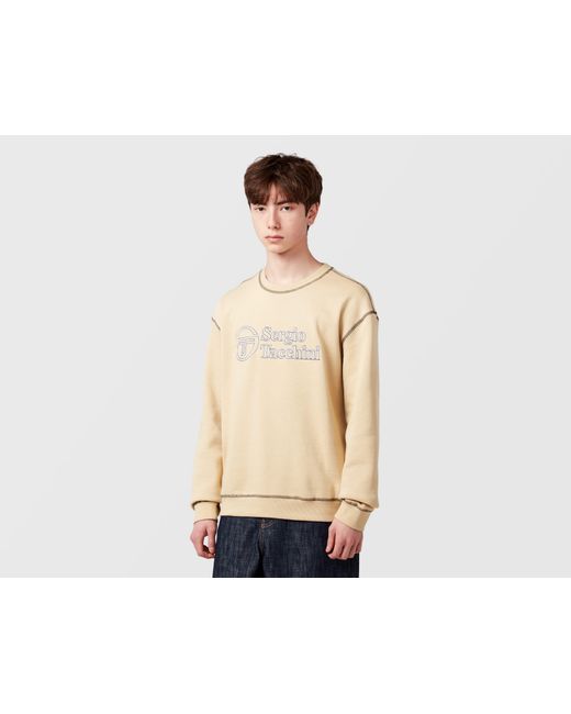 Sergio Tacchini Black Cameri Crew Sweatshirt for men