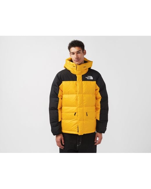 The North Face Yellow Himalayan Down Parka Jacket for men