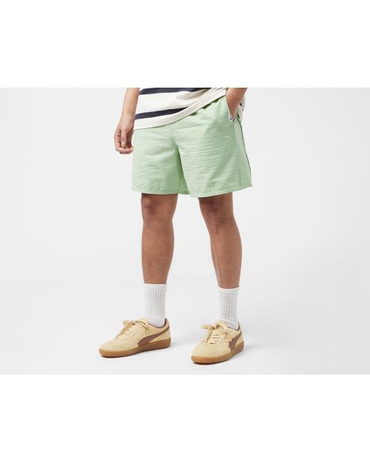 PUMA Green Mmq Seersucker Shorts for men