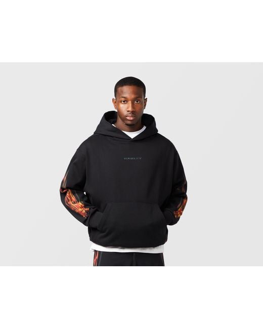 Oakley Black Heritage Flame Hoodie for men