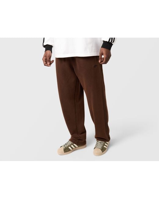 Adidas Originals Black Premium Essentials Retro Washed Open Hem Joggers for men