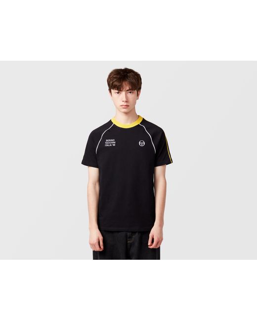 Sergio Tacchini Black Ghibli Davis T-Shirt for men