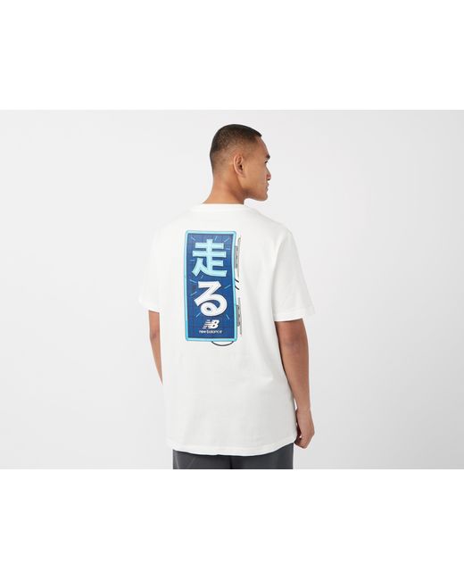 New Balance Blue City Street Sign T-shirt - Size? Exclusive for men