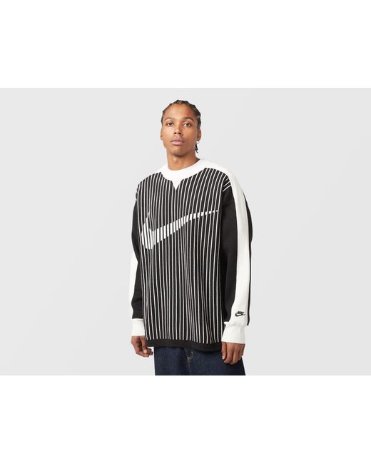 Nike Black Club Jersey Knit Sweater for men