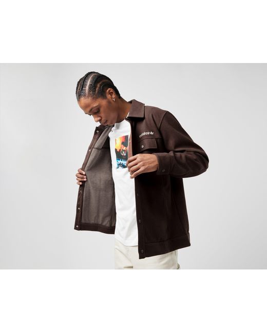Adidas Originals Brown Premium Overshirt for men