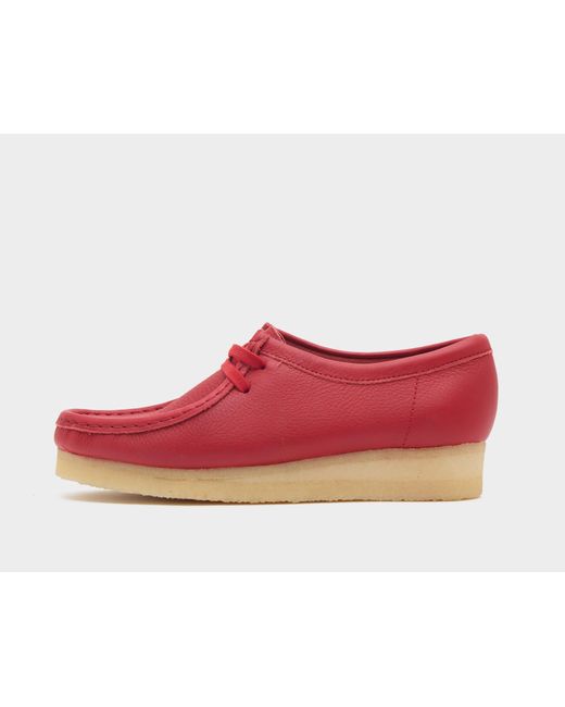 Clarks Red Wallabee