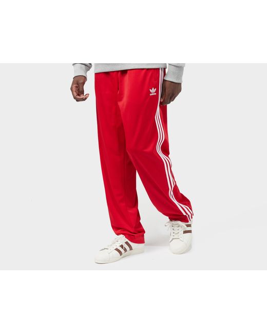 Adidas Red Adicolor Classics Firebird Track Pants for men