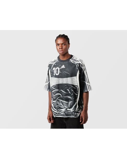 Adidas Originals Black Adilenium Season 4 Teamgeist Printed Jersey for men