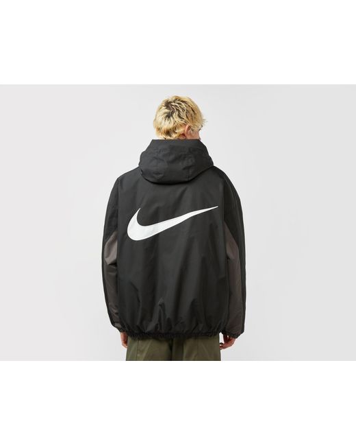 Nike Black Sportswear Solo Swoosh Puffer Jacket for men
