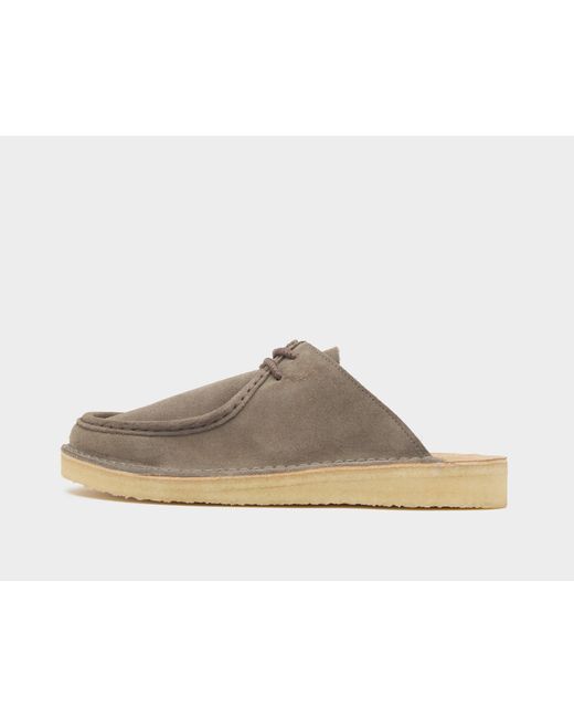 Clarks Brown Desert Nomad Mule for men